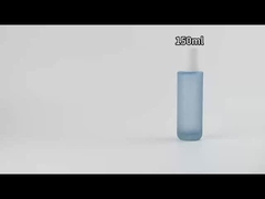 Customizable Frosted Glass Cosmetic Bottle - Leak-Proof & Durable