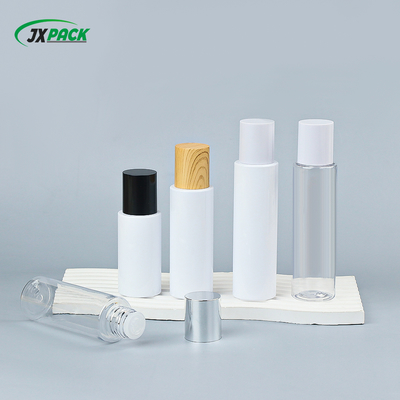 60ml PET Plastic Cosmetic Bottle with Wooden Cap