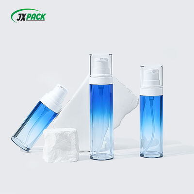 Gradient Color PET Cosmetic Bottle with Press-Type Pump Head Made from Food-Grade PET Plastic