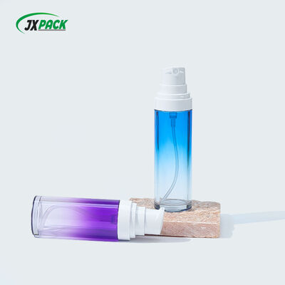 Gradient Food-grade PET Cosmetic Bottle with Press Pump Head for Liquid Beauty Products