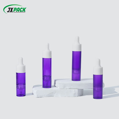 Double-headed Plastic Cosmetic Bottle with Detachable Structure and Precise Volume Control in 15ml and 20ml Matte Finish